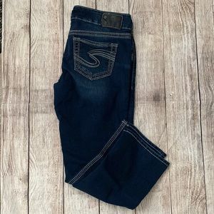 Silver suki capris/29